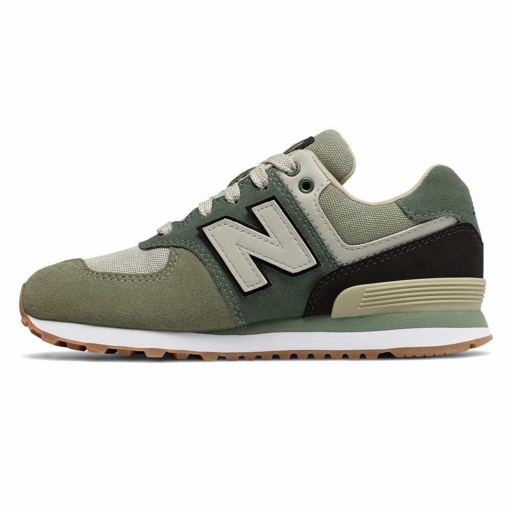 New Balance 574 Verde Oliva Melhor Pre o Sapatilhas Casual Menino